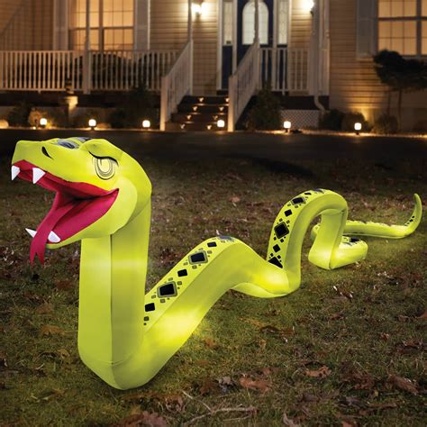 halloween inflatable snake|20 ft snake inflatable.